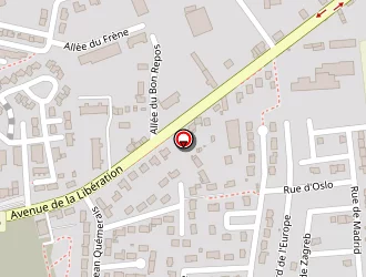 Carte de Garage Jourdan à Combourg