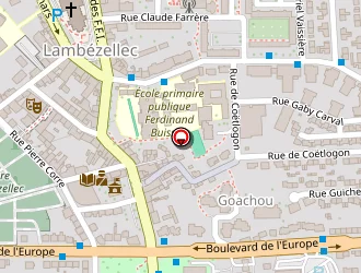 Carte de Maison Pour Tous Lambézellec à Brest