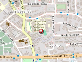 Carte de Boulangerie Pellen à Brest