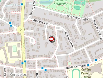 Carte de Carrefour City à Brest