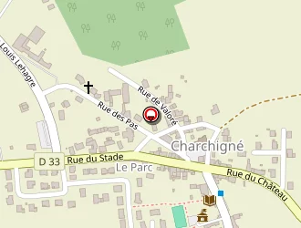 Carte de Du Bourg à Charchigné