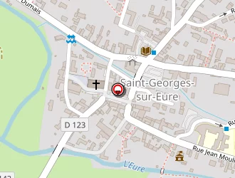 Carte de La Poste à Saint-georges-sur-eure