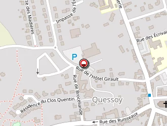 Carte de Philippo Gérard à Quessoy