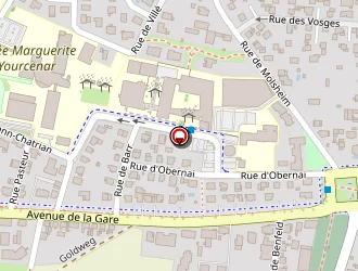 Carte de Ecole Maternelle Du Château D'eau à Erstein