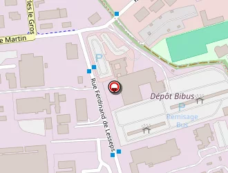 Carte de Dhl Freight à Brest