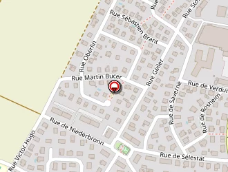 Carte de Collège Romain Rolland à Erstein