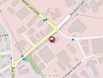 Carte de Conseil Général (agence Technique Départementale) à Guipavas