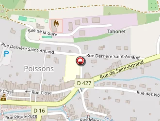 Carte de Café Du Centre à Poissons