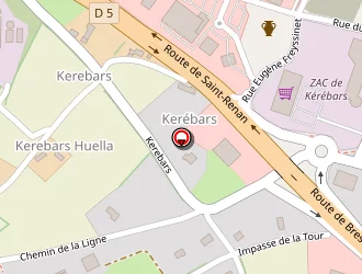 Carte de Bois Et Jardin à Guilers