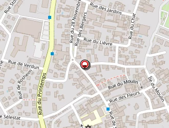 Carte de Dogan Yasar à Erstein