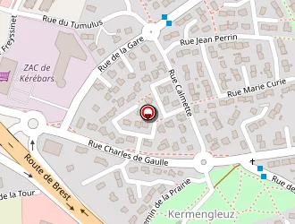 Carte de Collège Sainte Marie à Guilers