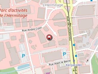 Carte de La Halle à Brest