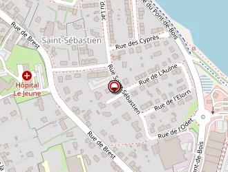 Carte de Collège Kerzouar à Saint-renan