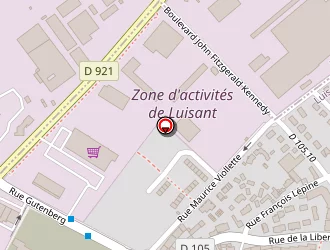 Carte de Centre Leclerc à Luisant