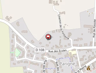 Carte de Mairie à Parigné