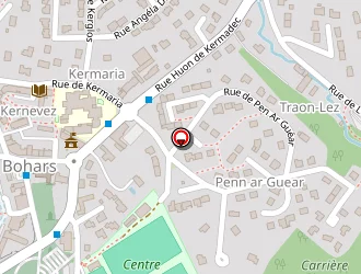 Carte de Presbytère à Bohars