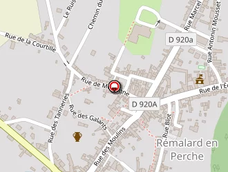 Carte de Adonia à Rémalard