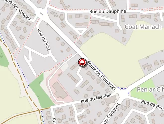 Carte de Calvez Bernard à Saint-renan