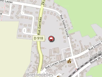 Carte de Cornaline à Bretoncelles