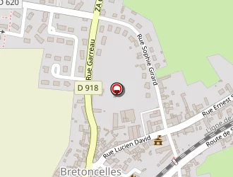 Carte de La Poste à Bretoncelles