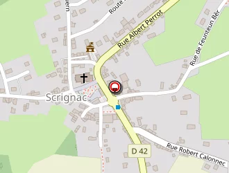 Carte de La Poste à Scrignac