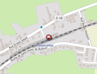 Carte de Falezan Bernard à Bretoncelles