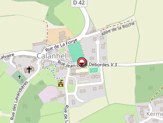 Carte de Agence Postale à Calanhel