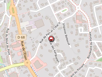 Carte de Abgrall-delanoé à Saint-renan