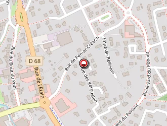 Carte de Locamat à Saint-renan