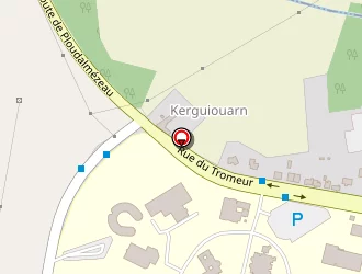 Carte de Centre René Fortin - Etablissement D'hébergement Pour Personnes âgées Dépendantes Ehpad (chru De Brest) à Bohars