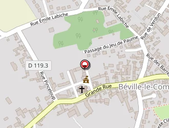 Carte de La Poste à Béville-le-comte