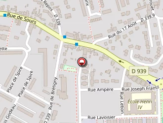 Carte de Les Délices De Beaulieu à Chartres