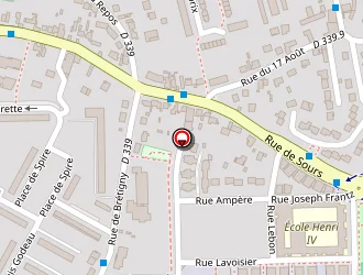 Carte de Yvon Antoine à Chartres