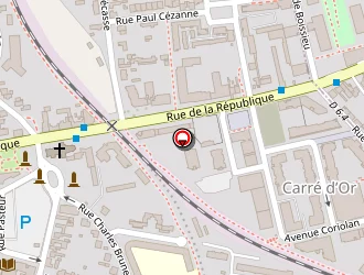 Carte de La Poste à Lucé