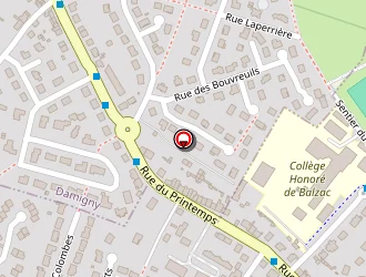 Carte de Collège Notre Dame à Alençon