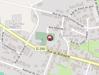 Carte de Hubert Joseph à Pontmain