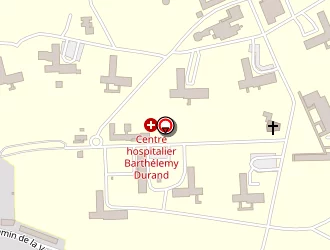 Carte de Centre Hospitalier Spécialisé Barthélémy Durand à Étampes