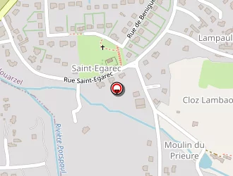 Carte de Taxi Ouest à Lampaul-plouarzel