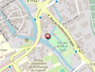 Carte de M.g.c (mini Golf Chartrain) à Chartres