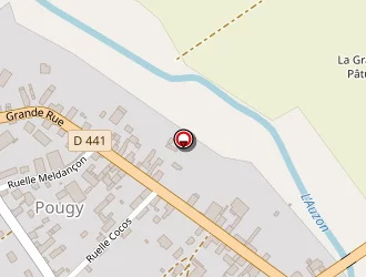 Carte de Bertrand-rocher (earl) à Pougy