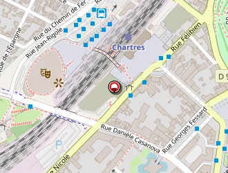 Carte de Hotel Mercure à Chartres