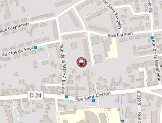 Carte de Hôtel Balladins à Chartres