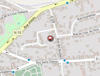 Carte de He Tissus à Chartres