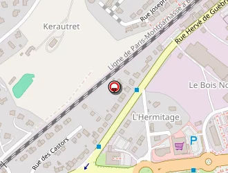 Carte de Vétimarché à Landerneau