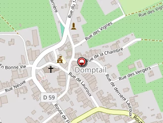 Carte de Ecole à Domptail