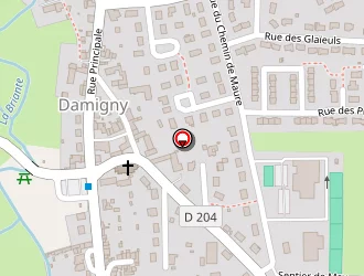 Carte de Mailhes Didier à Damigny