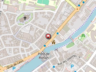 Carte de L'ecovapoteur à Landerneau