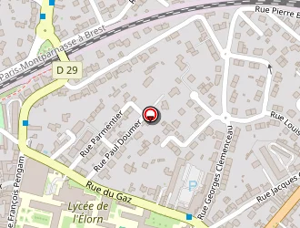 Carte de Audika à Landerneau