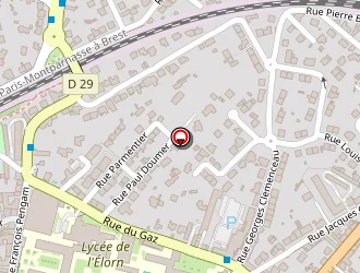 Carte de Le Gold à Landerneau