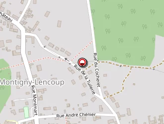 Carte de La Poste à Montigny-lencoup